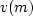 \begin{displaymath}v(m) = - 0.004t_m - 0.005c_m - 0.003w_m + 0.15d_m \end{displaymath}