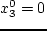 $x_4^{0} = 0$
