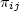 $n_{ij}$