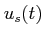 $\displaystyle u_s(t)$