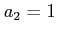 $ a_{2}=1$