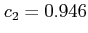 $ c_{2}=0.946$