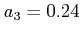 $ a_{3}=0.24$