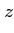 $\displaystyle z$