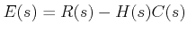 $\displaystyle e(t)=r(t)-c(t)$