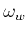 $ \omega_w$