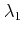 $ \lambda_1$