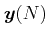 $ \boldsymbol{y}(N)$