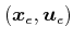 $ (\boldsymbol{x}_e,\boldsymbol{u}_e)$
