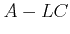 $ A-LC$
