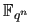 $ \mathbb{F}_{q^n}$