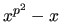 $ x^{p^2}-x$
