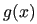 $ g(x)$