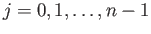 $ j=0,1,\dots ,{n-1}$
