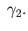 $\displaystyle \;{\gamma_2}.
$