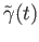 $ {\tilde\gamma}(t)$