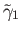 $ \tilde{\gamma}_1$