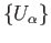 $ \{U_{\alpha}\}$