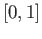 $ [0, 1]$