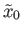 $ {\tilde x}_0$