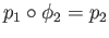 $ p_1\circ \phi_2 = p_2$