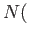 $\displaystyle N($