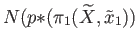 $ N(p{*}(\pi_1(\widetilde X, \tilde x_1))$