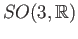 $ SO(3, \mathbb R)$