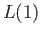 $ L(1)$
