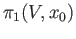 $ \pi_1(V, x_0)$