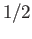 $ 1/2$