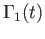 $ \Gamma_1(t)$