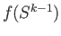 $ f(S^{k-1})$