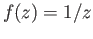$ f(z) = 1/z$