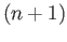 $ (n+1)$