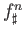$ f^n_{\sharp}$