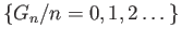 $ \{G_n/ n = 0, 1, 2\dots\}$