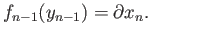 $ y_{n-1} \in L_{n-1}$