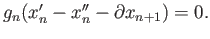 $ g_n^{-1}(k_n^{\prime\prime})$
