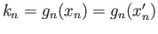 $ x_n - f_n(l_n) = x^{\prime}_n \in Z_n(G)$