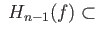 $ H_{n-1}(f)\circ \delta_n = 0$
