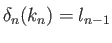 $ k_n = g_n(x_n) \in Z_n(K)$