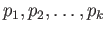 $\displaystyle c_1p_1 + c_2p_2 + \dots + c_kp_k, \eqno(31.1)
$