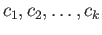 $ p_1, p_2,\dots, p_k$