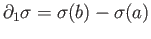 $ \sigma:\Delta_1\longrightarrow X$