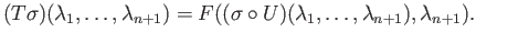 $ T\sigma :\Delta_{n}\longrightarrow X$