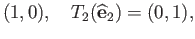 $\displaystyle T_1({\widehat{\bf e}}_2)$
