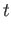 $\displaystyle {\tilde F}(t, 0)$