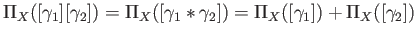 $\displaystyle \gamma_1 + \gamma_2 - \gamma_1*\gamma_2 = \partial \sigma + \partial \sigma^{\prime}, \eqno(32.6)
$