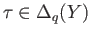 $ \sigma\in \Delta_p(X)$